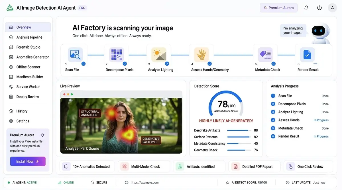 AI vehicle check assistant — example of the AI tool dashboard software